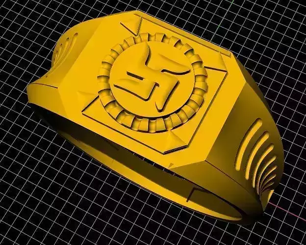 Swastik Ring 3dm file 3D print model