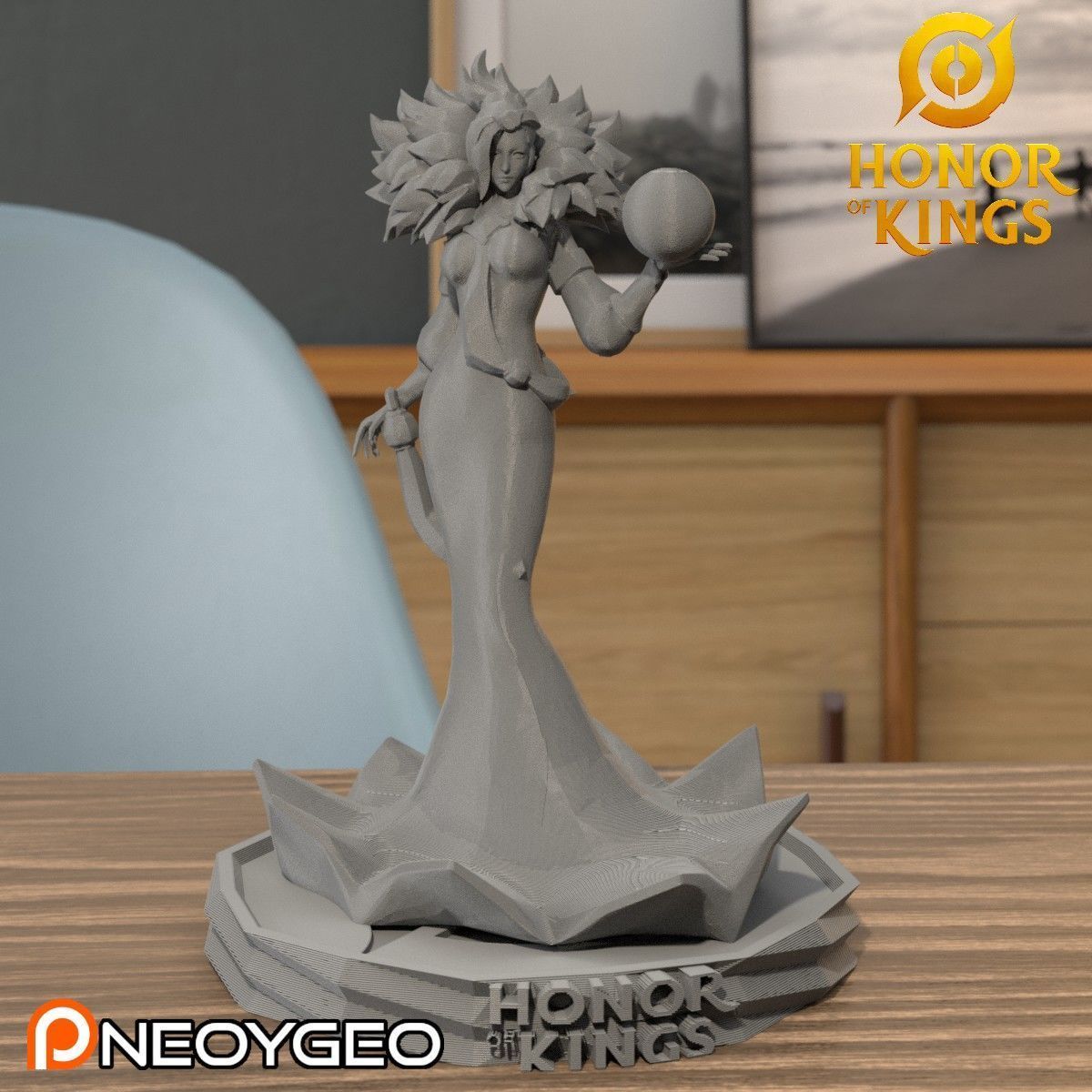 LADY ZHEN - HONOR OF KINGS - KING OF GLORY - WANGZHE RONGYAO 3D print model_1