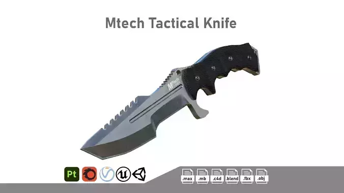 Mtech Tactical Fighter MTX8054 Low-poly 3D model