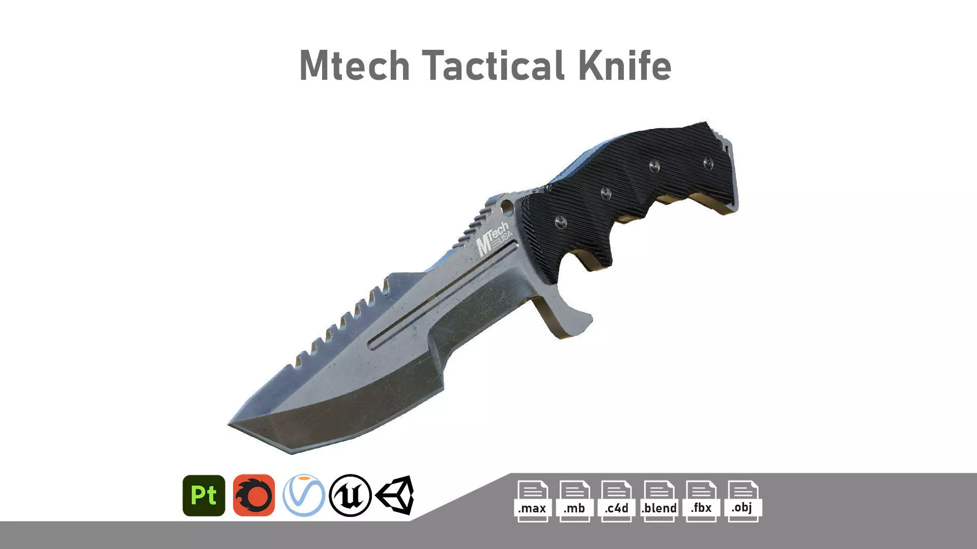 Mtech Tactical Fighter MTX8054 Low-poly 3D model_0