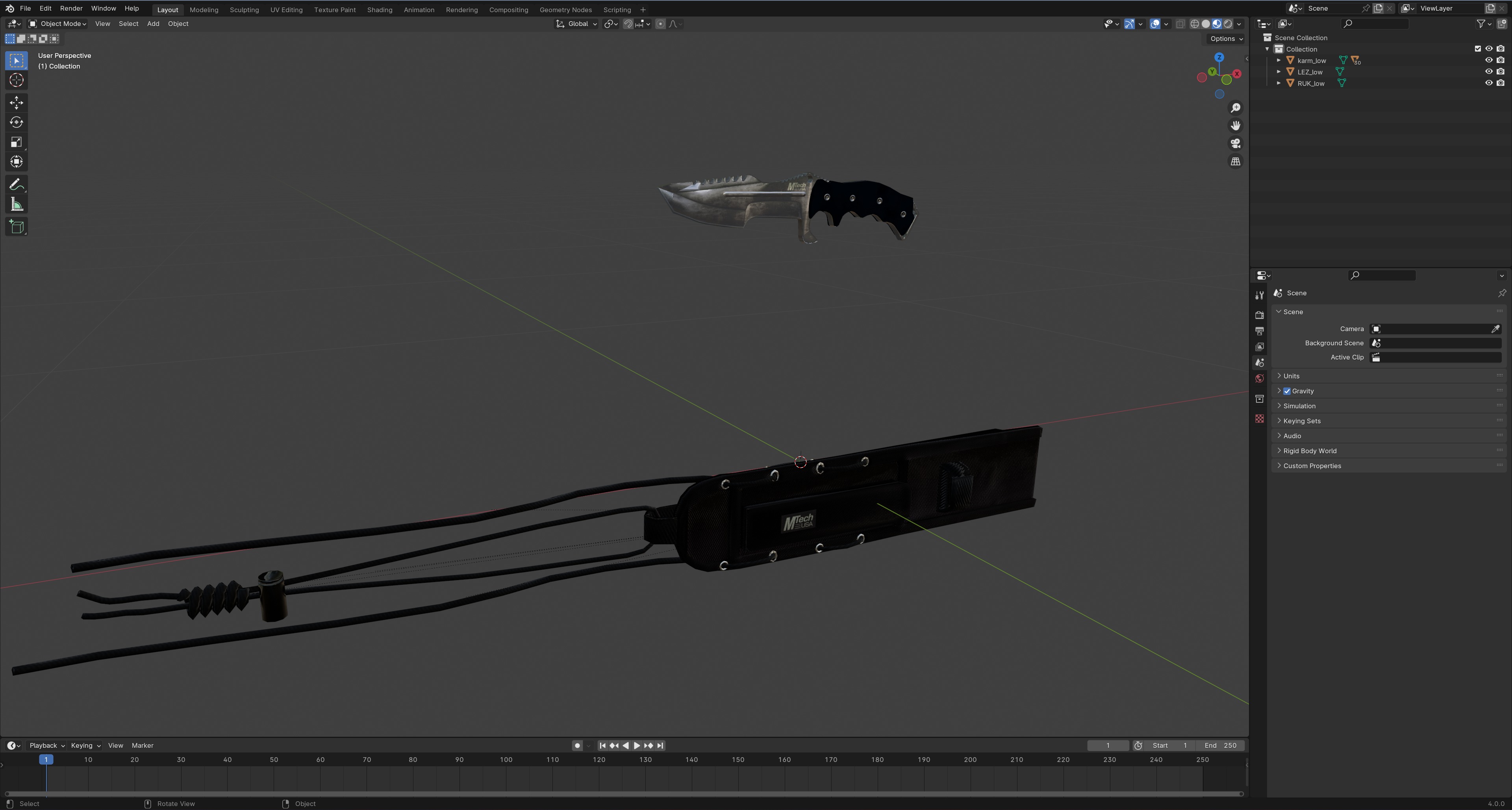 Mtech Tactical Fighter MTX8054 Low-poly 3D model_14