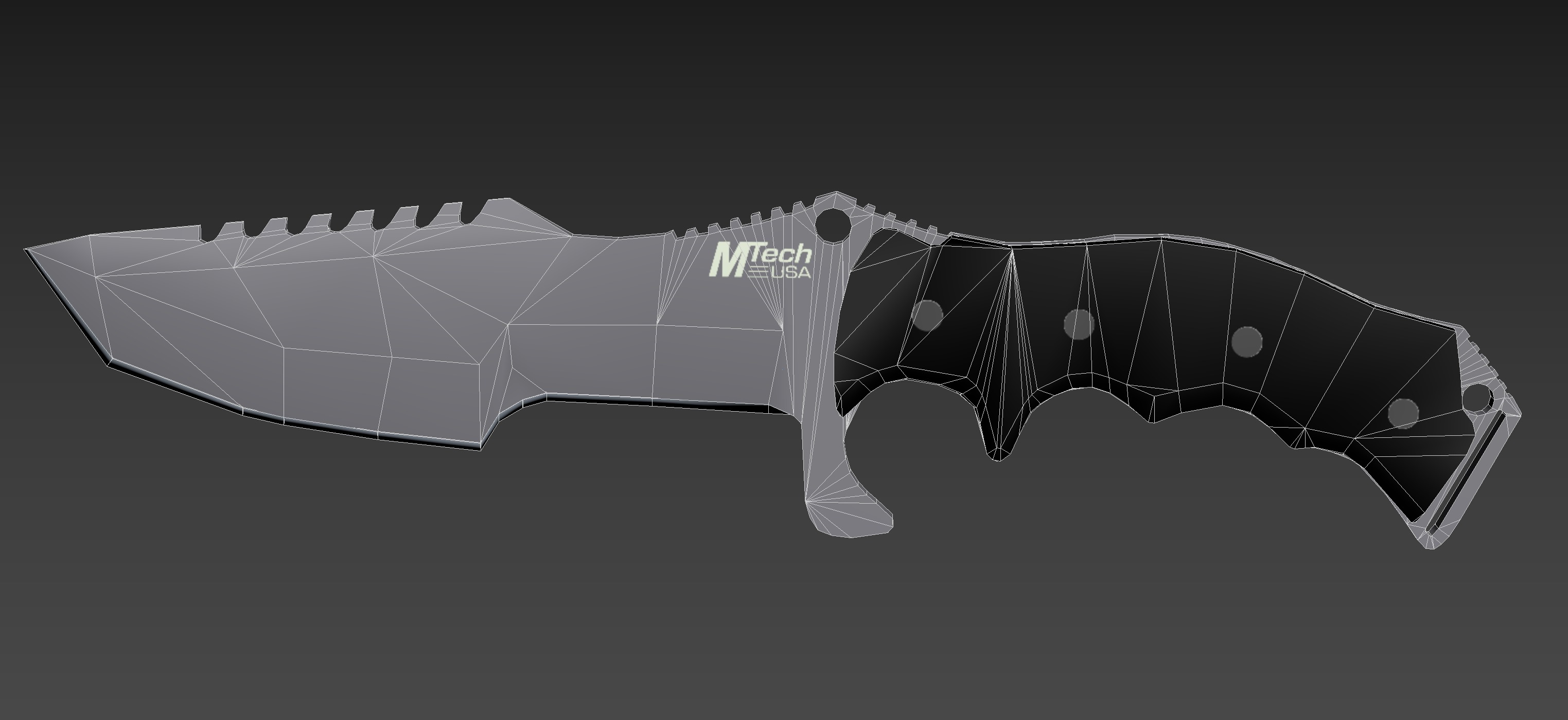 Mtech Tactical Fighter MTX8054 Low-poly 3D model_17