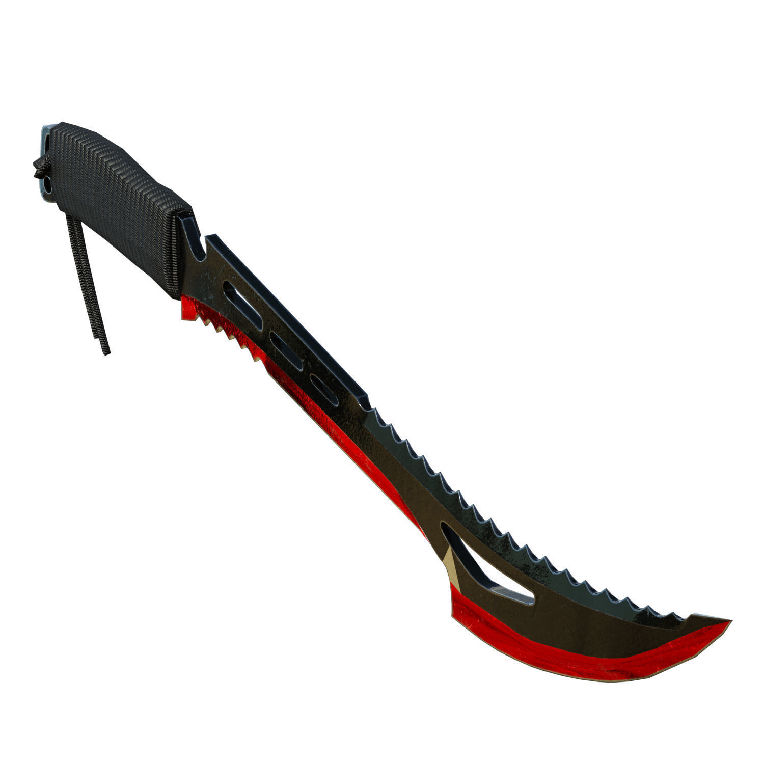 Snake Eye Tactical Fantasy Sword Low-poly 3D model_8