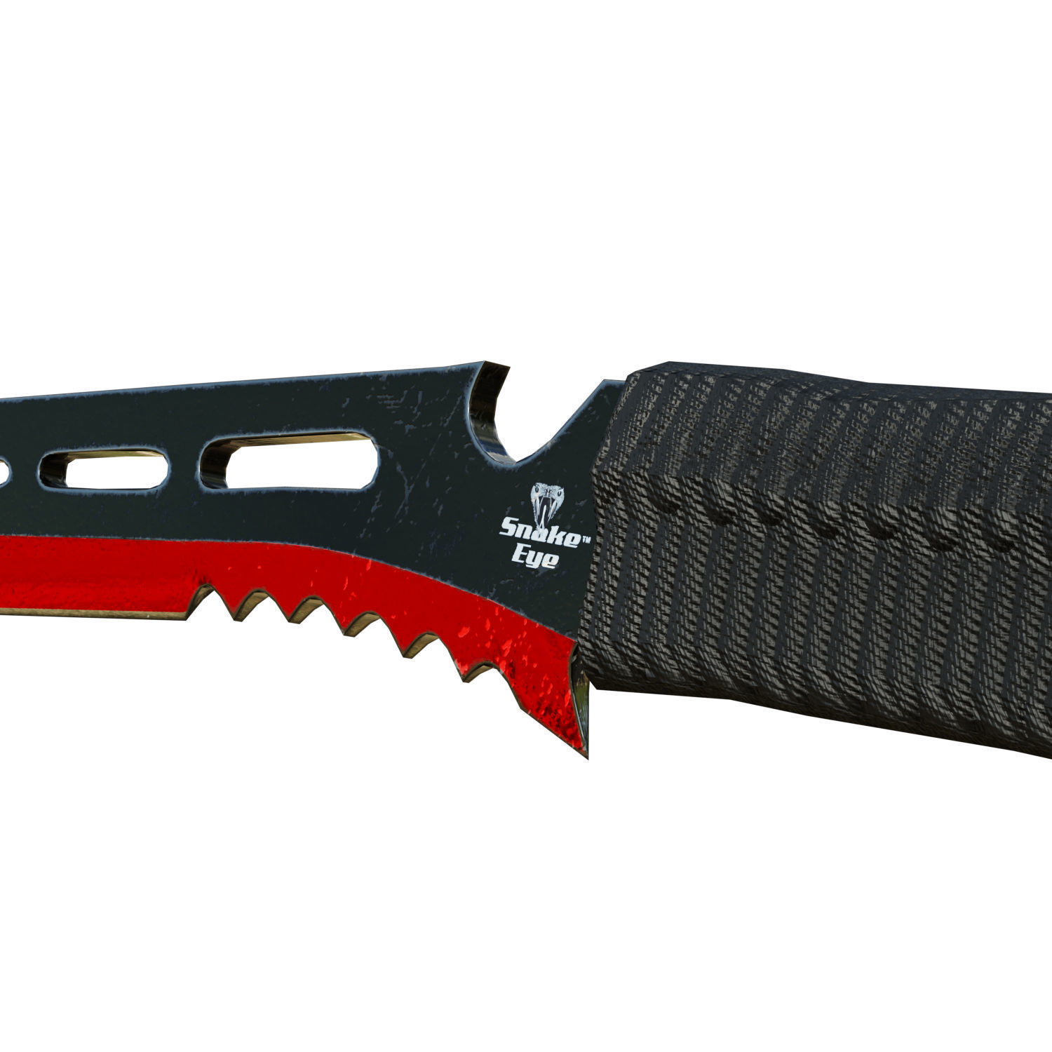 Snake Eye Tactical Fantasy Sword Low-poly 3D model_14