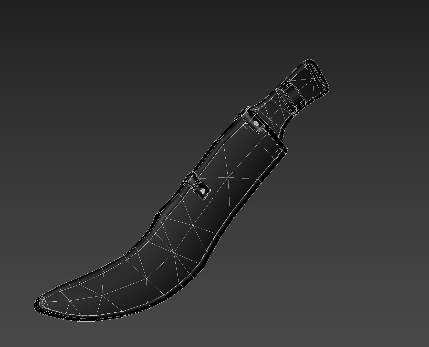 Snake Eye Tactical Fantasy Sword Low-poly 3D model_31