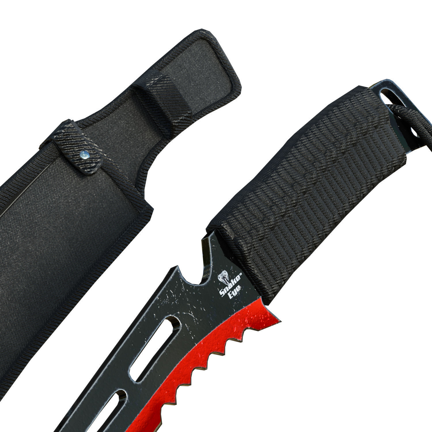 Snake Eye Tactical Fantasy Sword Low-poly 3D model_17