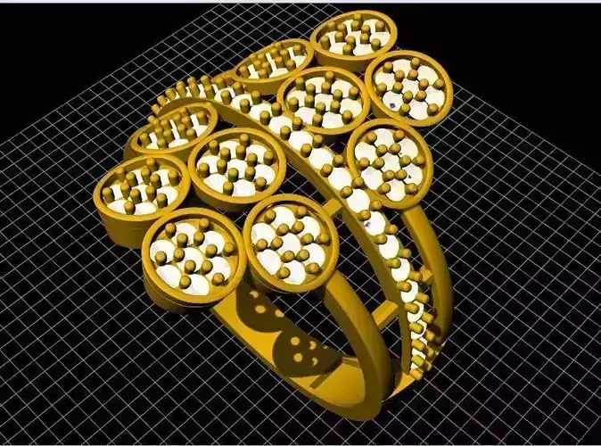 Cocktail Ring 3dm file