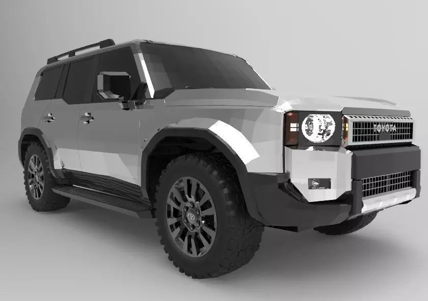 Toyota Land Cruiser 250 Prado 2024 3D model