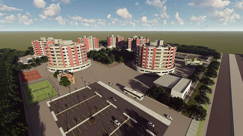 residential complex 3D model_10