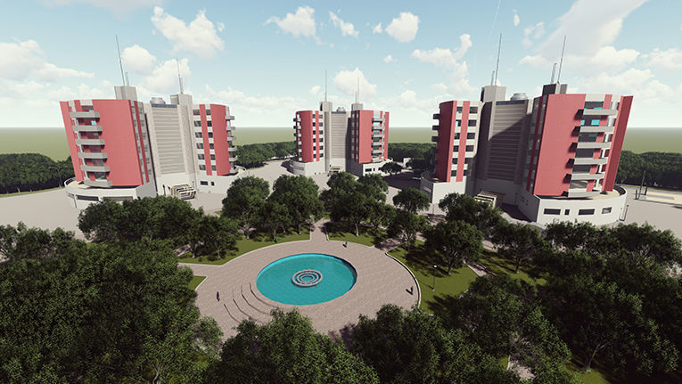 residential complex 3D model_9