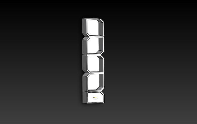 Book Shelf Free 3D print model
