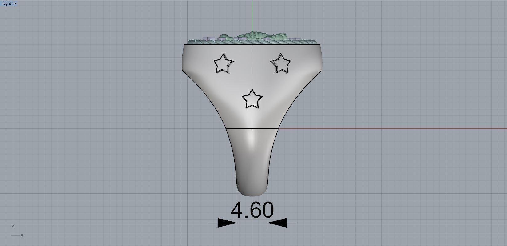 Zodiac Ring Scorpio 3D print model_8