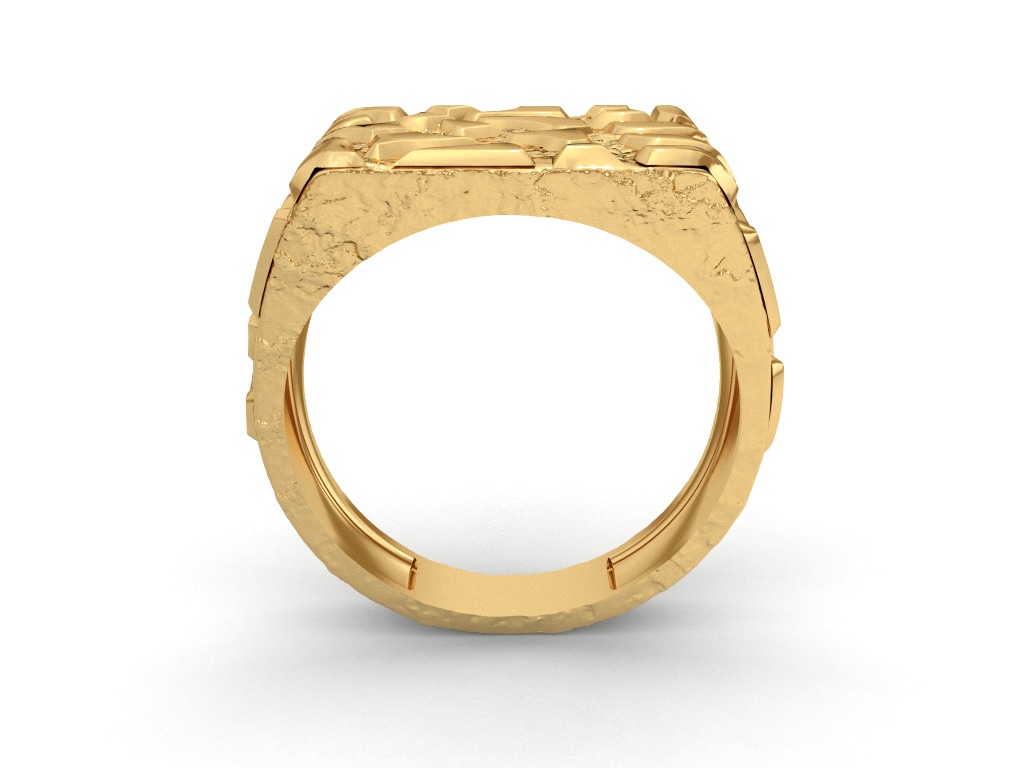 NUGGETS RING  3D print model_3