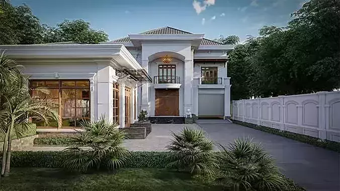 Neo-Classical Villa  3D model