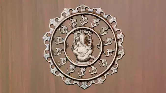 Ganesha 3D bas-relief