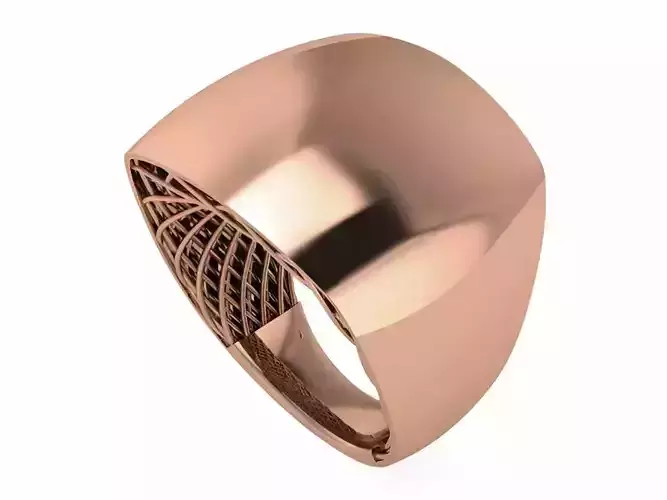 Plain gold ring
