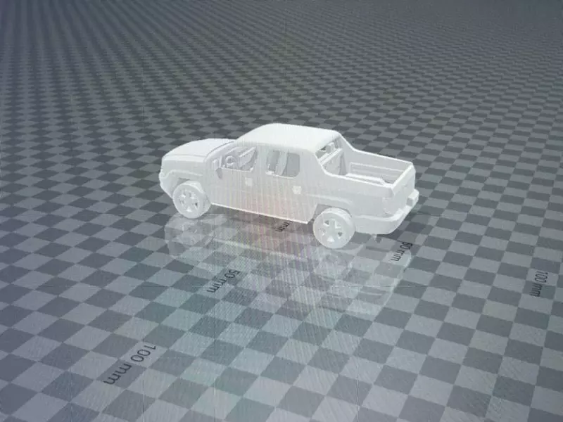 2014 onda Ridgeline Truck 3D print model