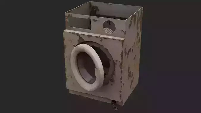 Abanodoned washing machine