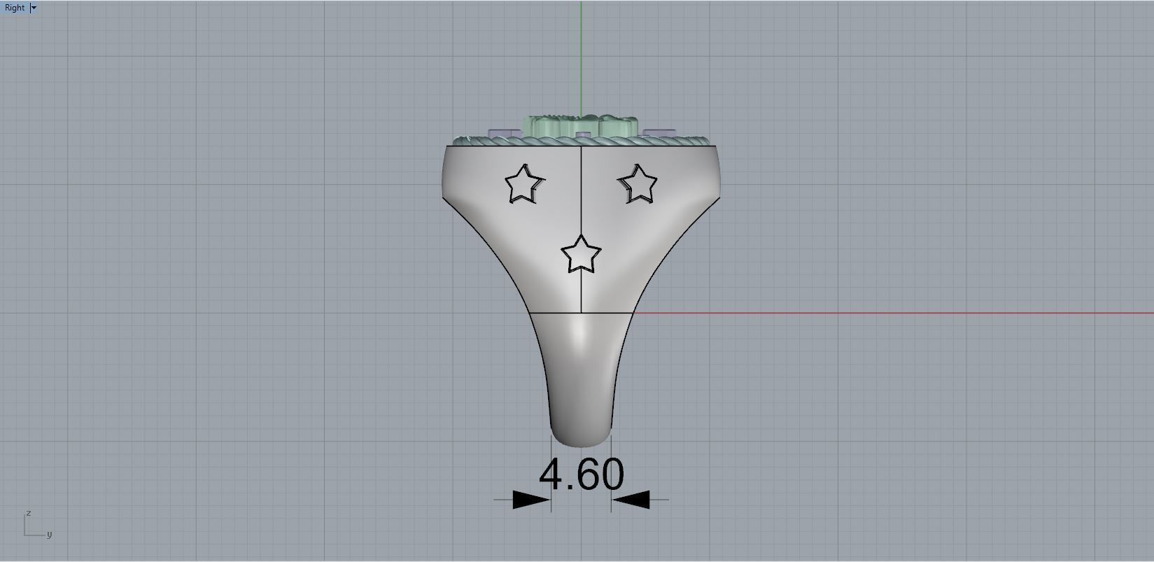 Zodiac Ring Sagittarius 3D print model_8