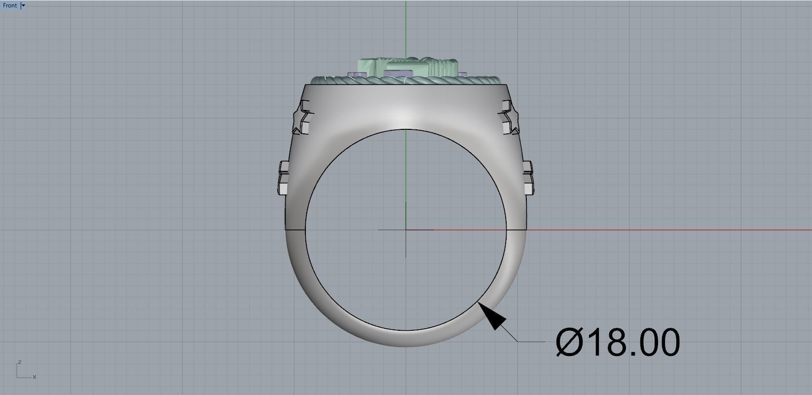 Zodiac Ring Sagittarius 3D print model_10