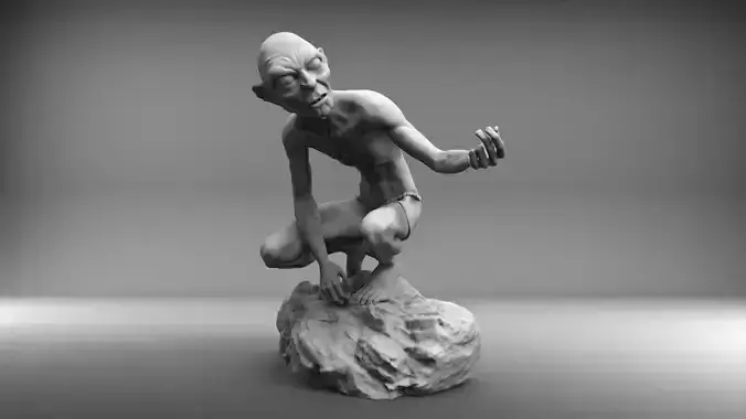 Gollum 3D Model Iconic Character from The Lord of the Rings