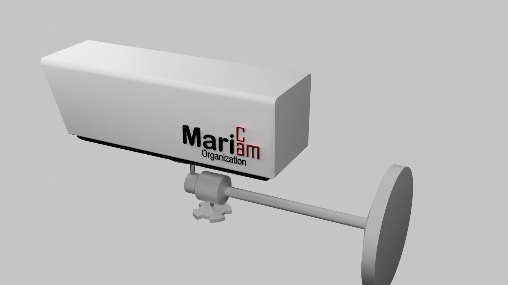 Security camera Low-poly 3D model_8