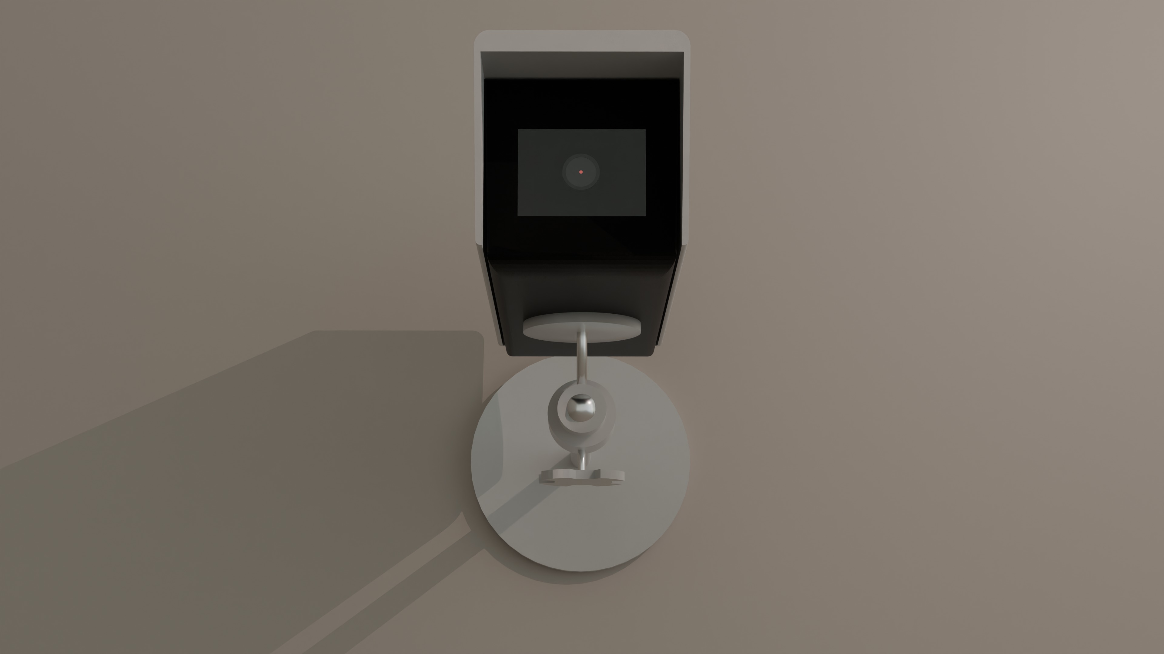 Security camera Low-poly 3D model_3