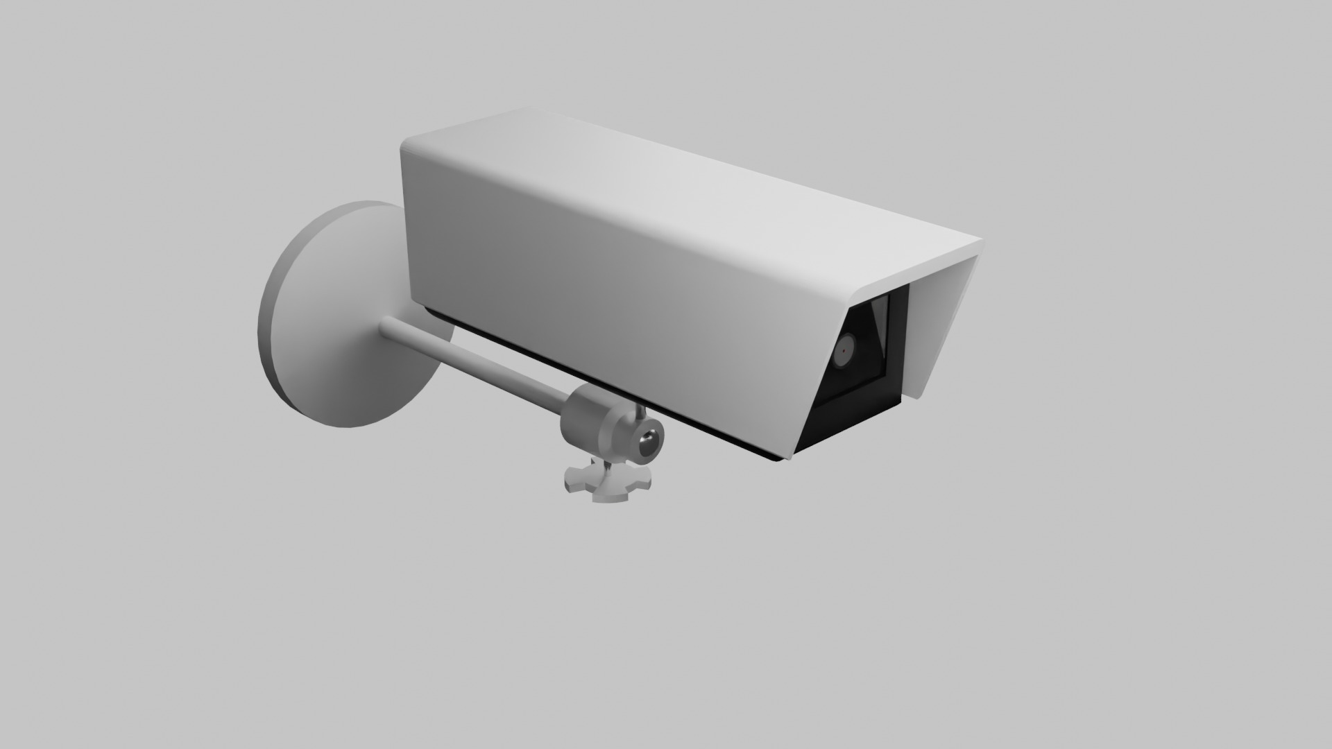 Security camera Low-poly 3D model_6