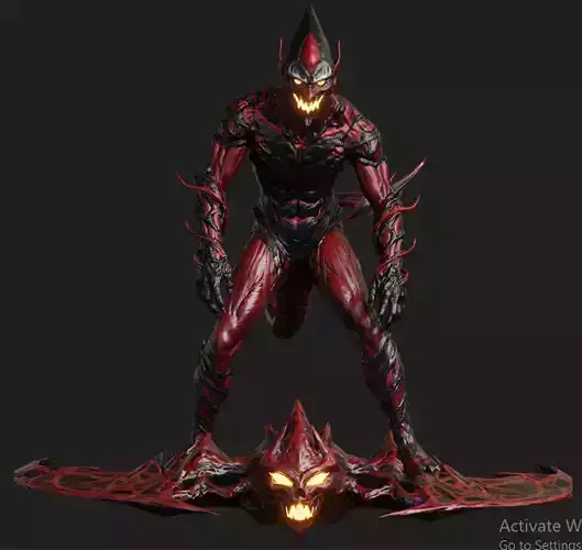 Red Goblin 3D Model 3D model