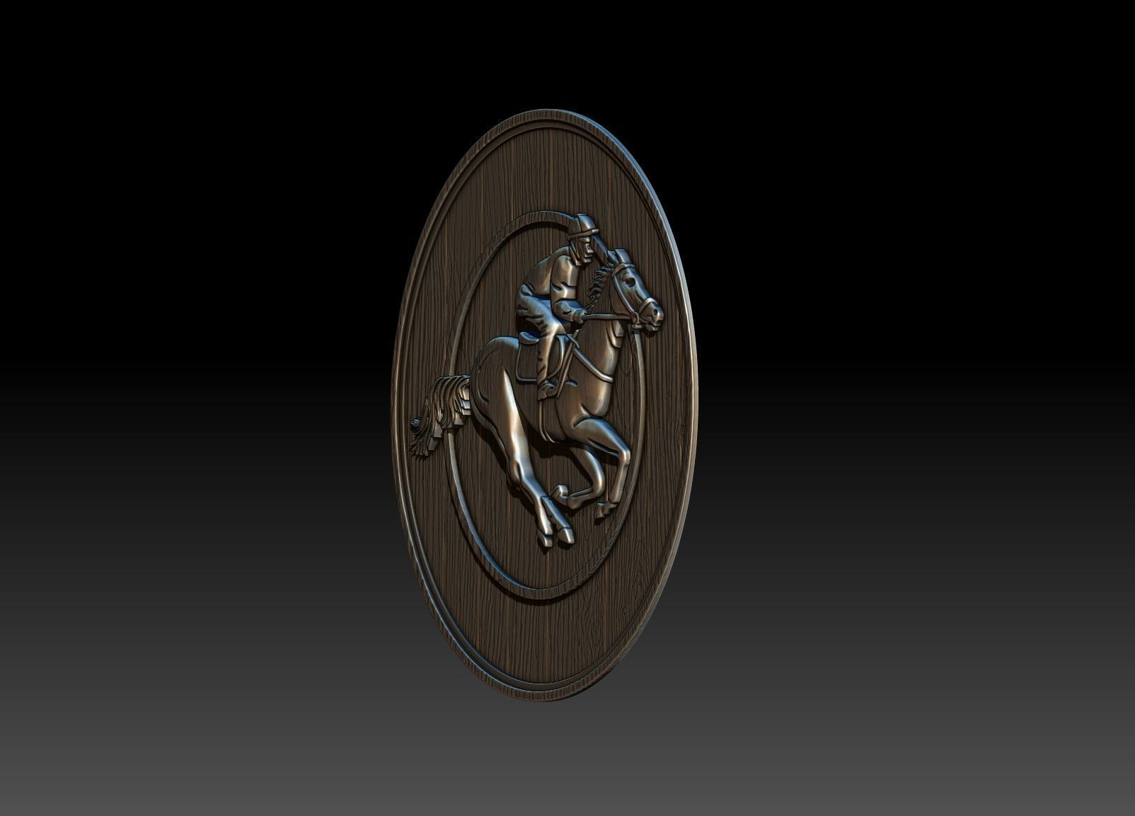 RIDER ON HORSE 3D print model_11