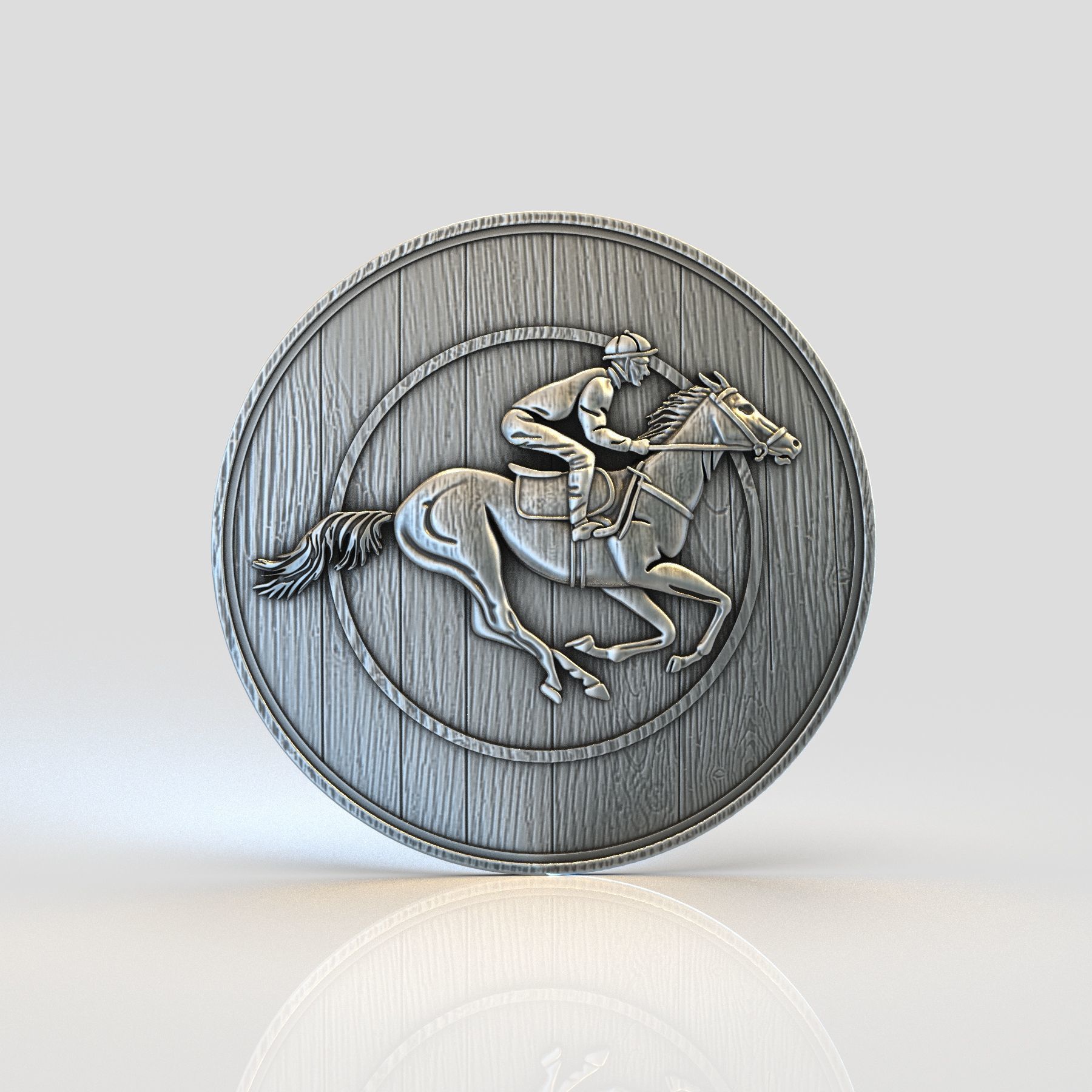 RIDER ON HORSE 3D print model_2