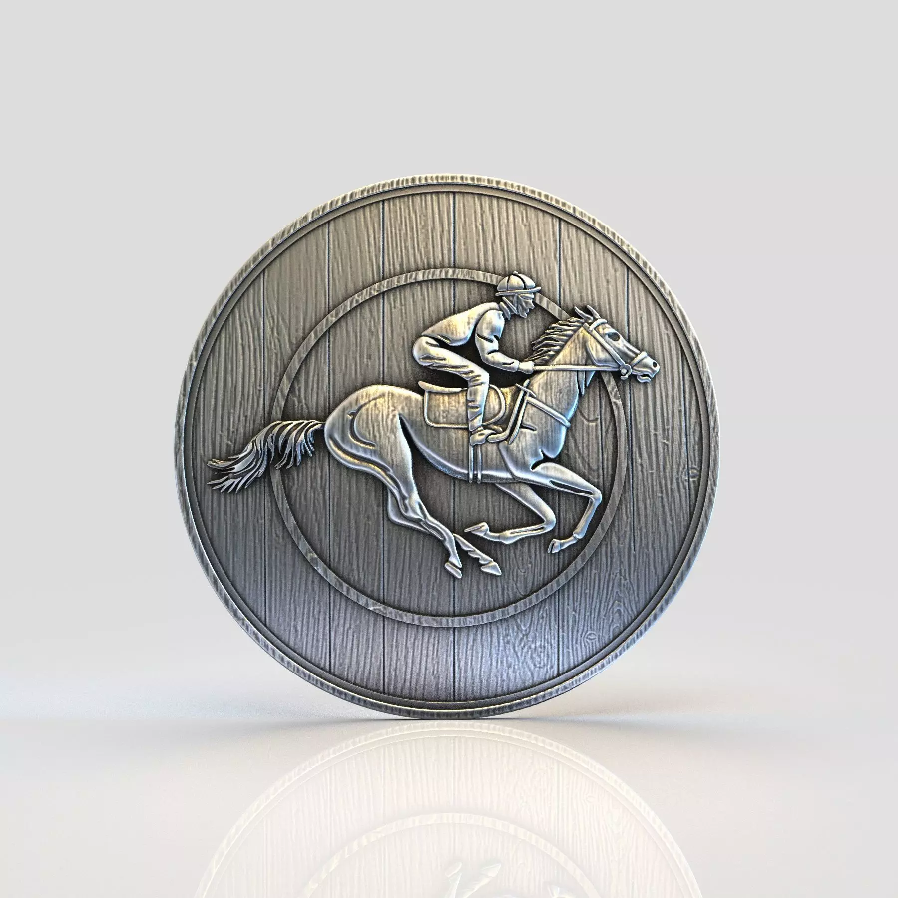 RIDER ON HORSE 3D print model_0