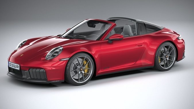 Porsche 911 Targa 4 GTS 2025 3D model