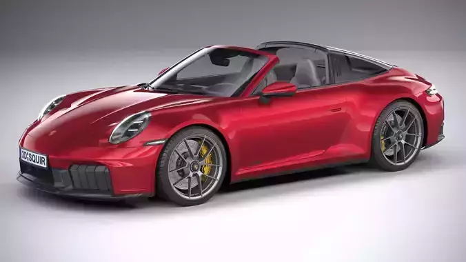 Porsche 911 Targa 4 GTS 2025 3D model
