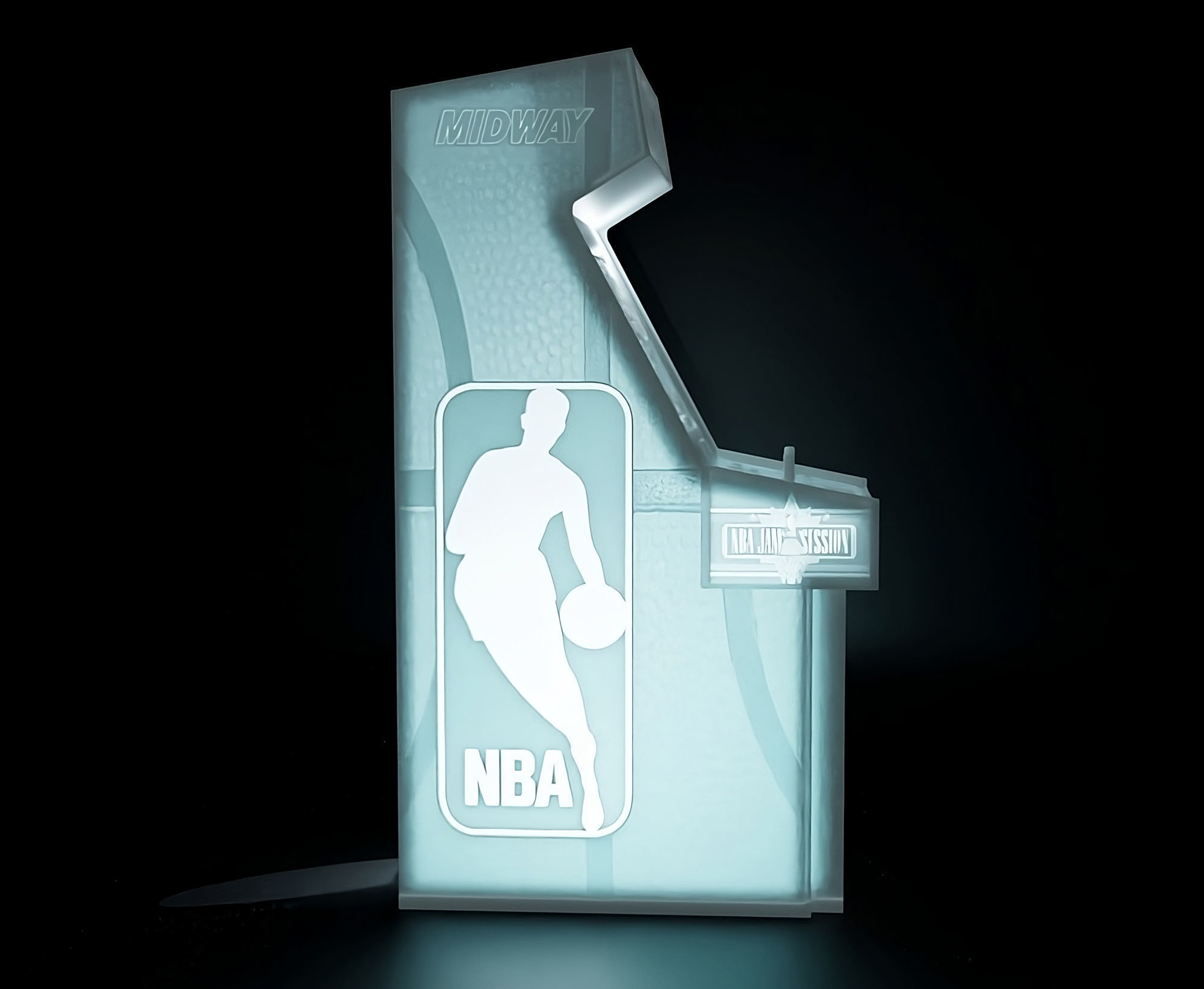NBA Jam Arcade Cabinet with Lithophane 3D print model_1