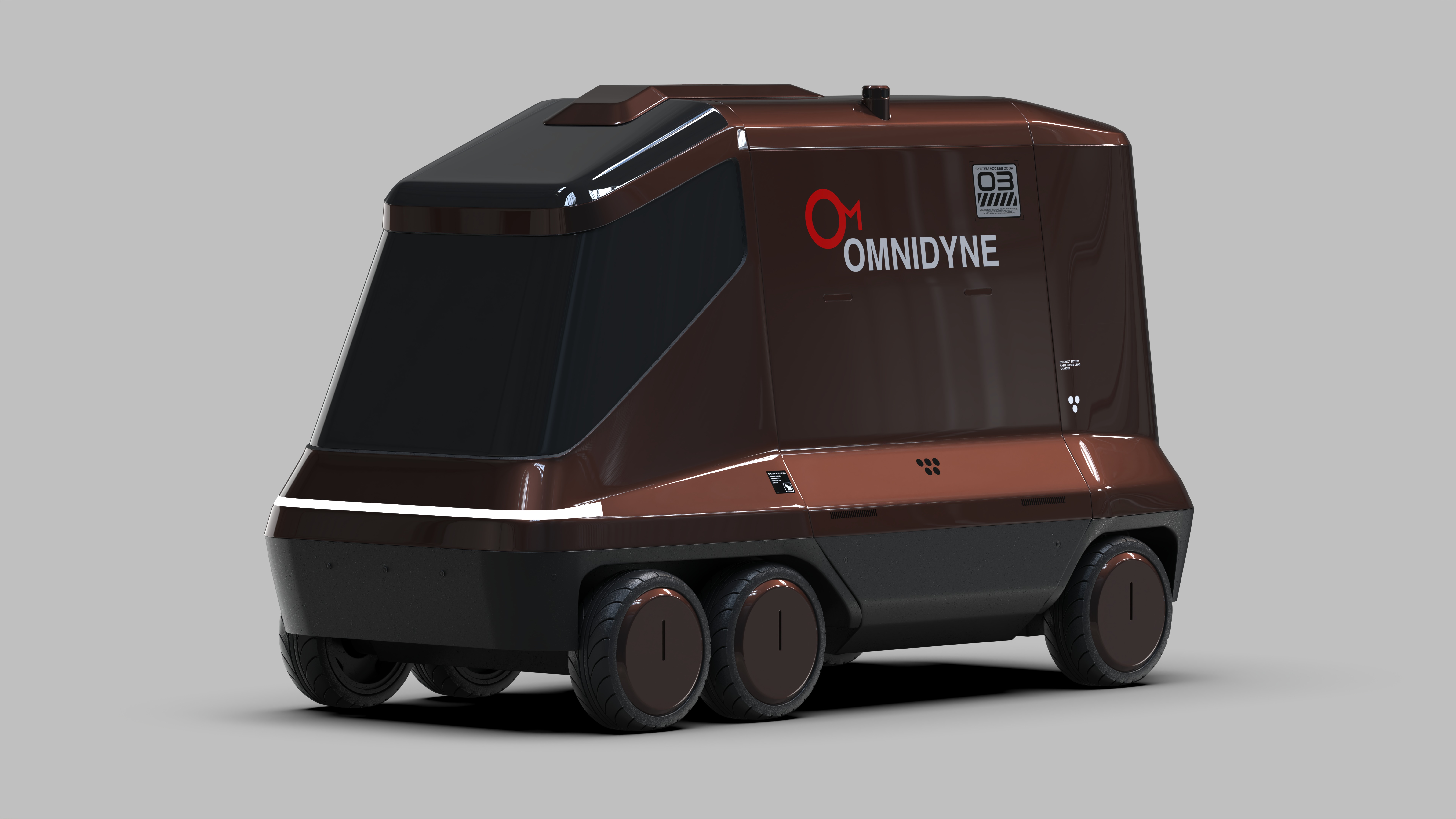Low Poly SUBD Scifi Civilian Vehicle Low-poly 3D model_13