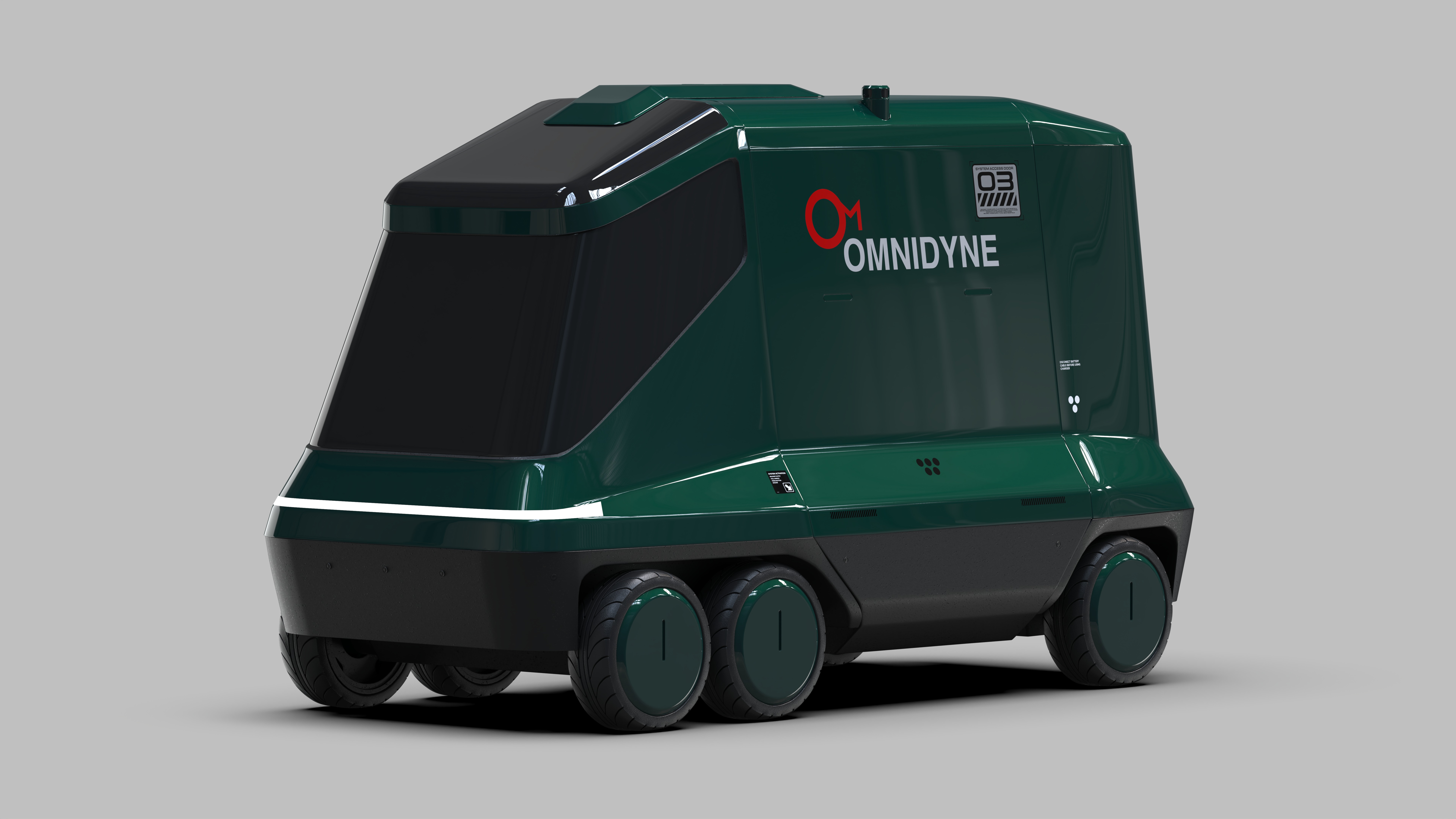 Low Poly SUBD Scifi Civilian Vehicle Low-poly 3D model_9