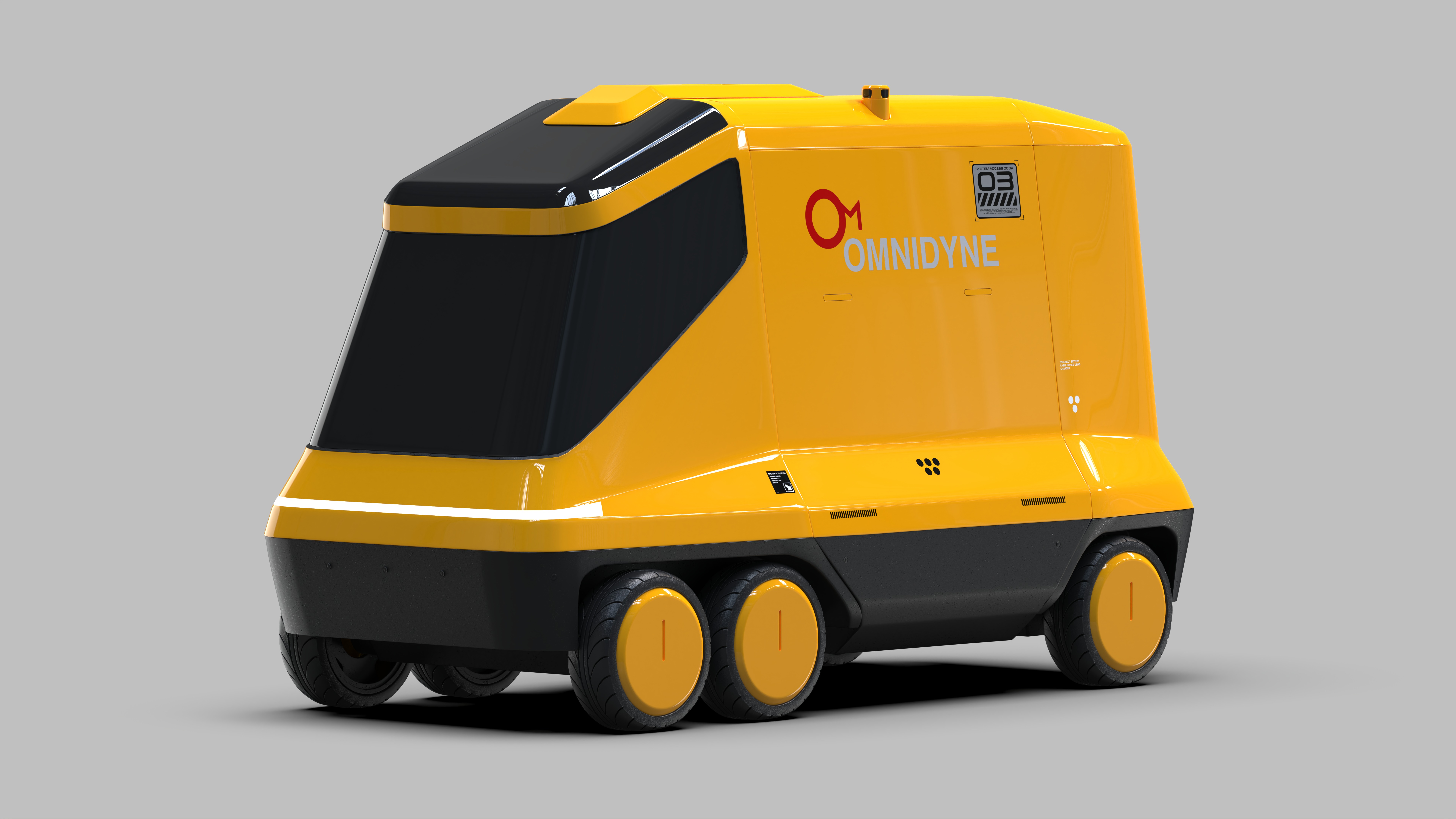 Low Poly SUBD Scifi Civilian Vehicle Low-poly 3D model_11