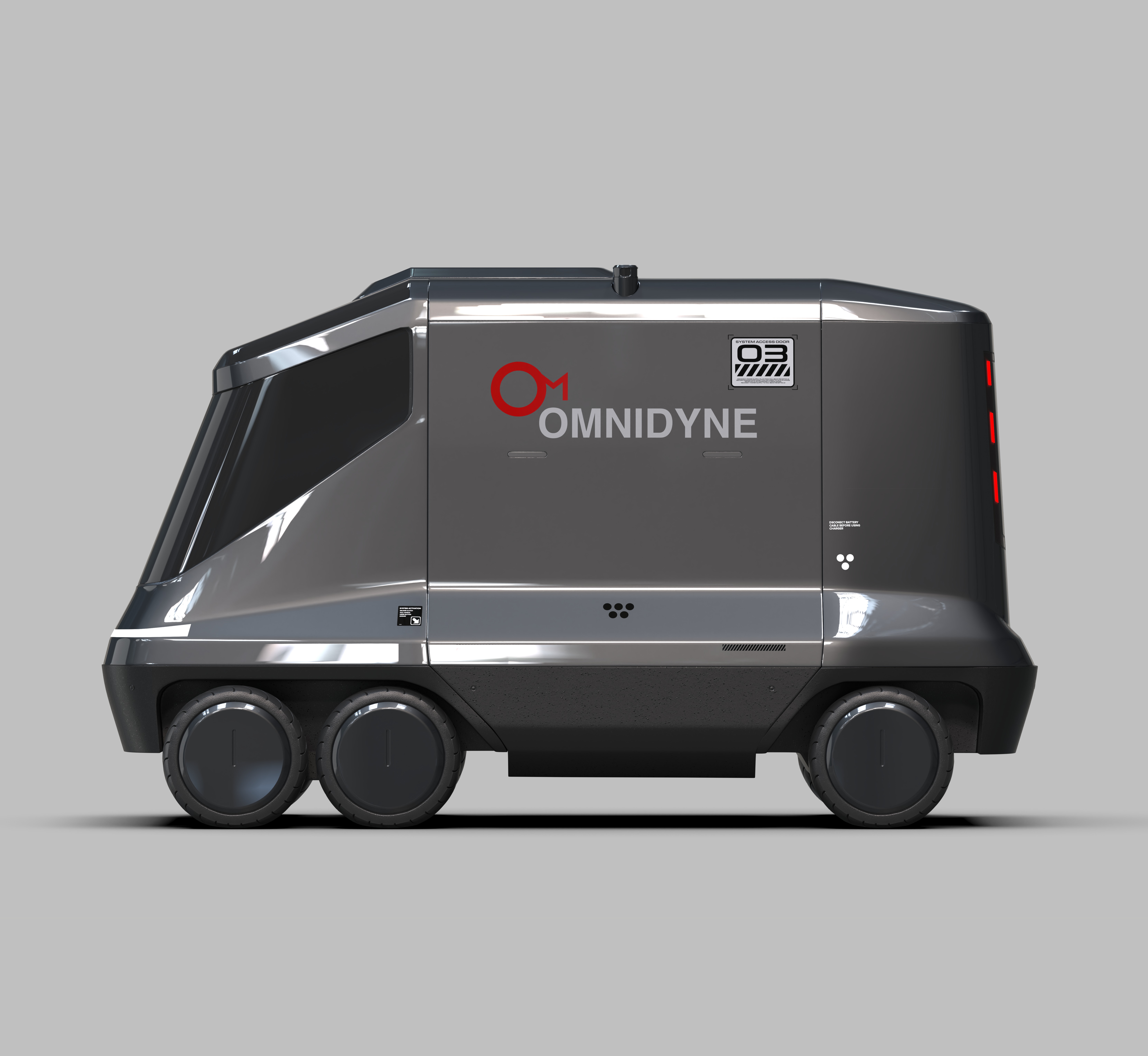 Low Poly SUBD Scifi Civilian Vehicle Low-poly 3D model_5