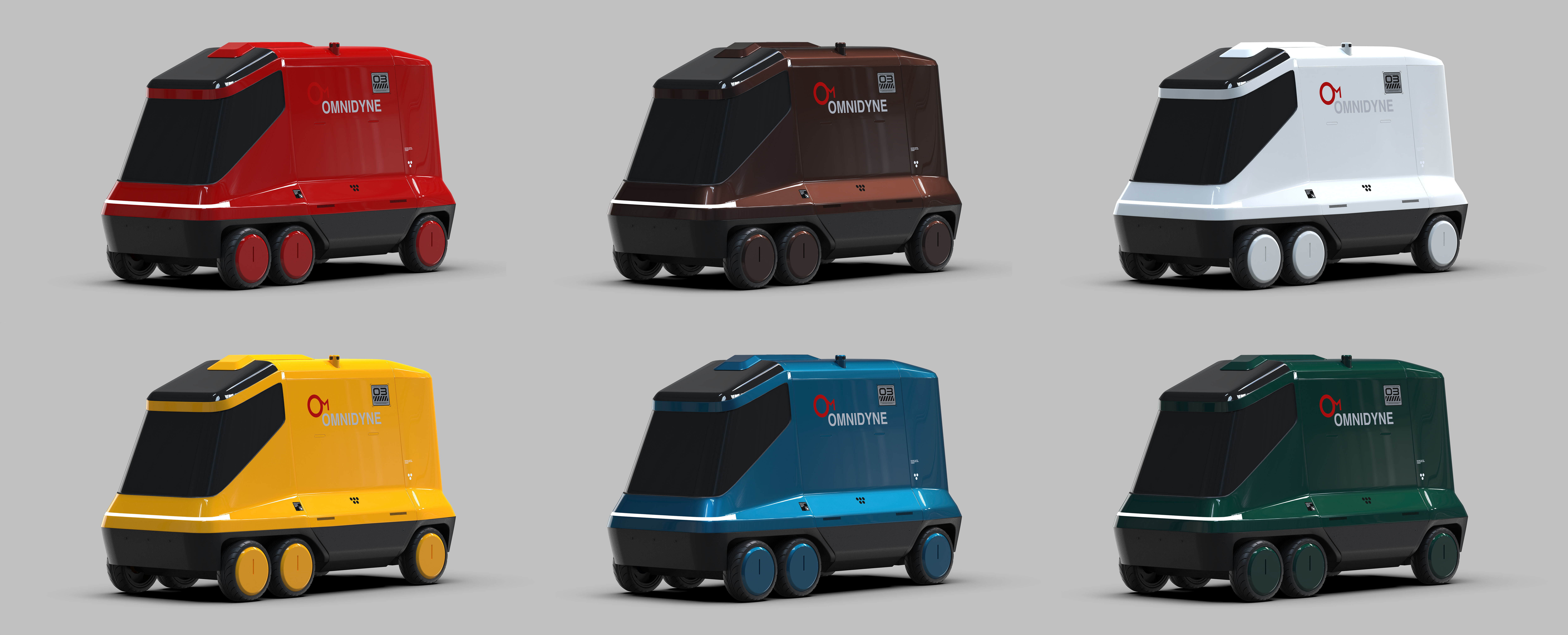 Low Poly SUBD Scifi Civilian Vehicle Low-poly 3D model_1