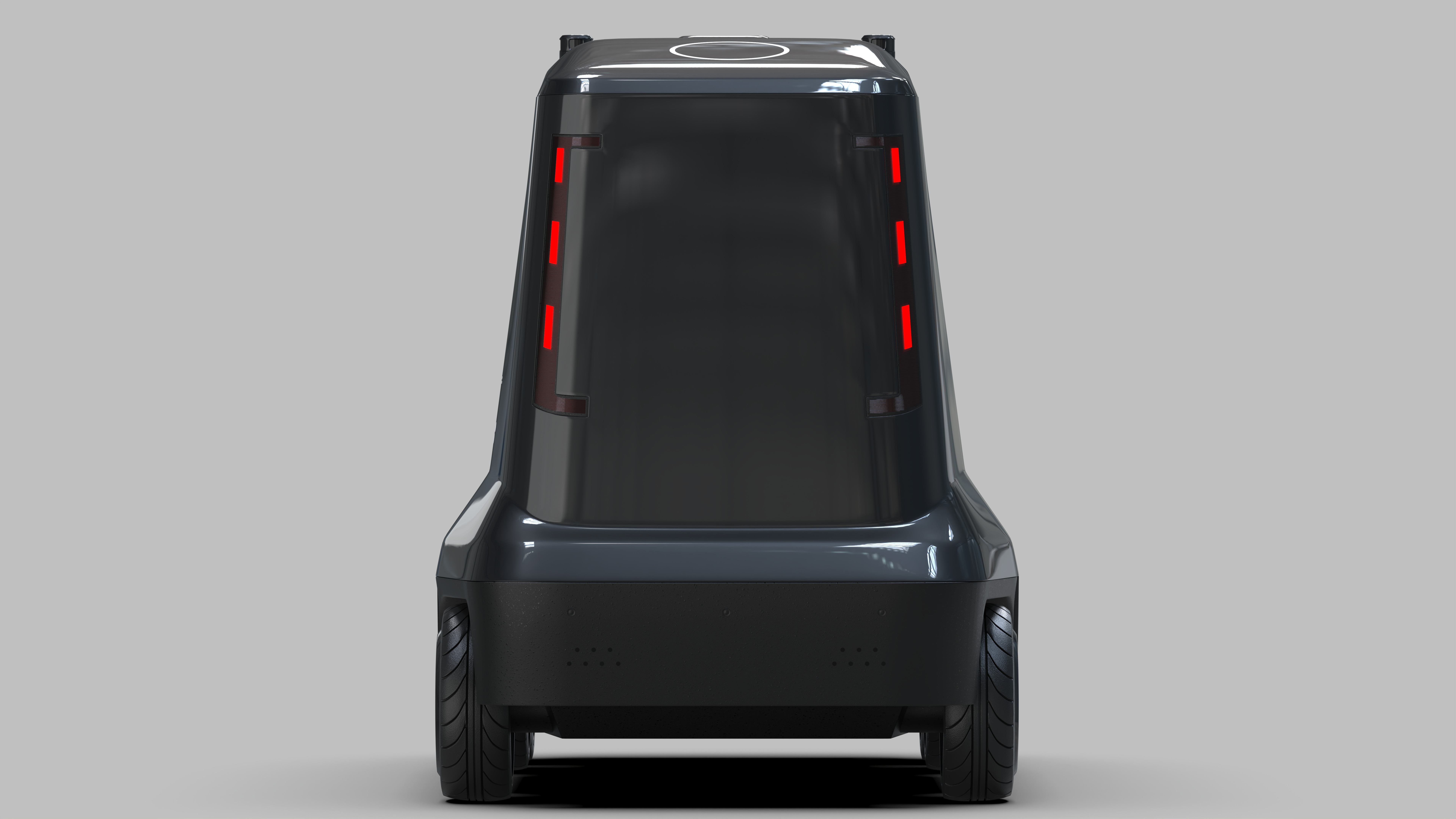 Low Poly SUBD Scifi Civilian Vehicle Low-poly 3D model_7