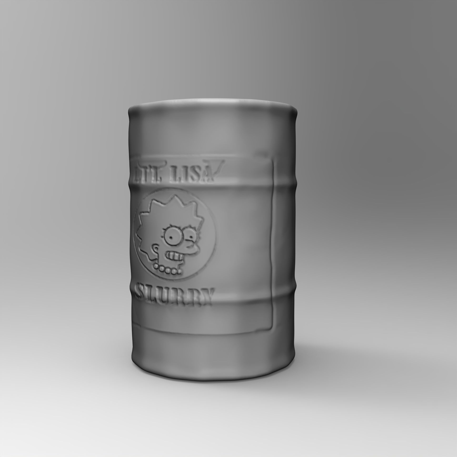 Lil Lisa Slurry 3D print model_10