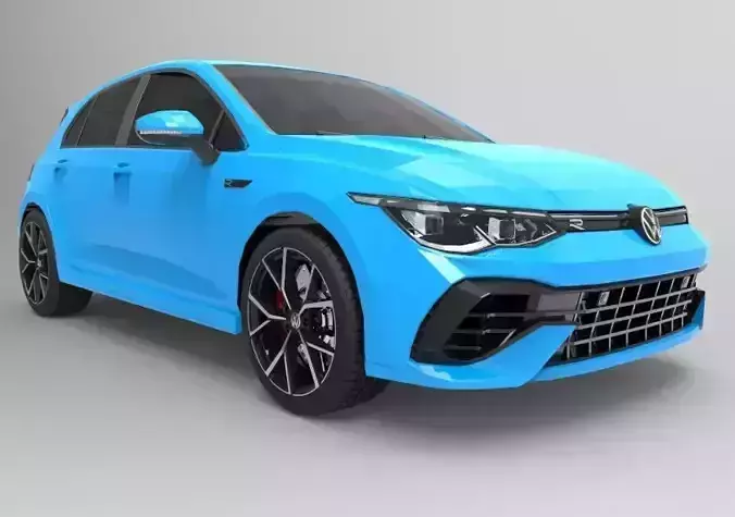Volkswagen Golf R 8 2022 3D model