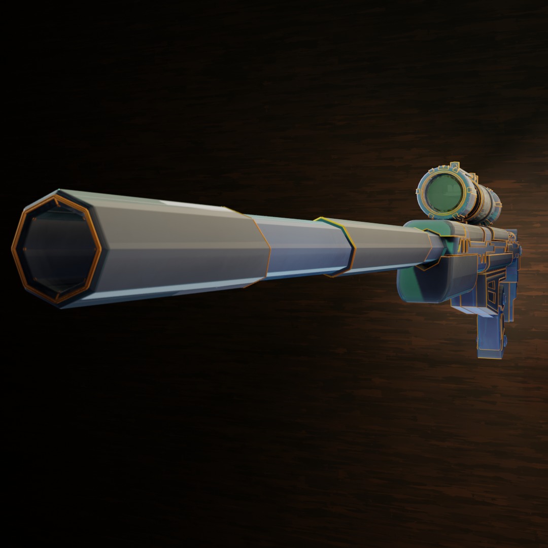 Crazy weapon pack in arcane style - Game ready Low-poly 3D model_3