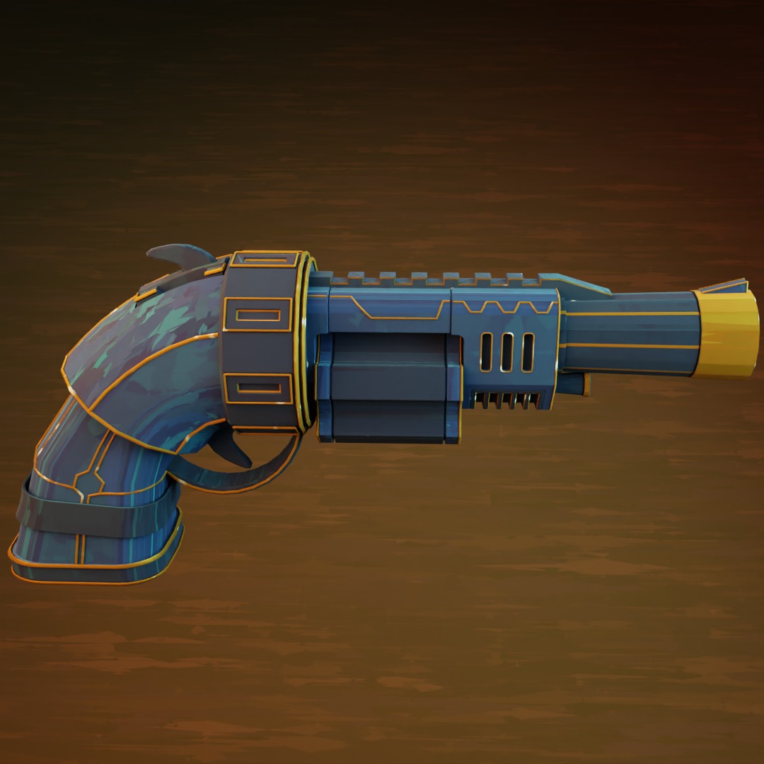 Crazy weapon pack in arcane style - Game ready Low-poly 3D model_7