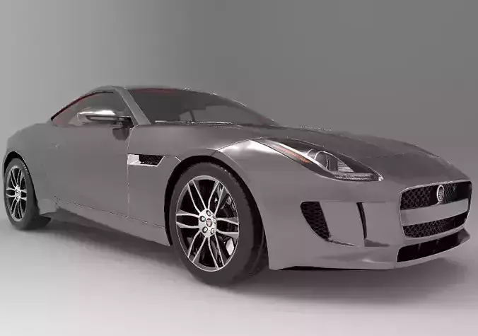 Jaguar F-Type Coupe 2015 3D model
