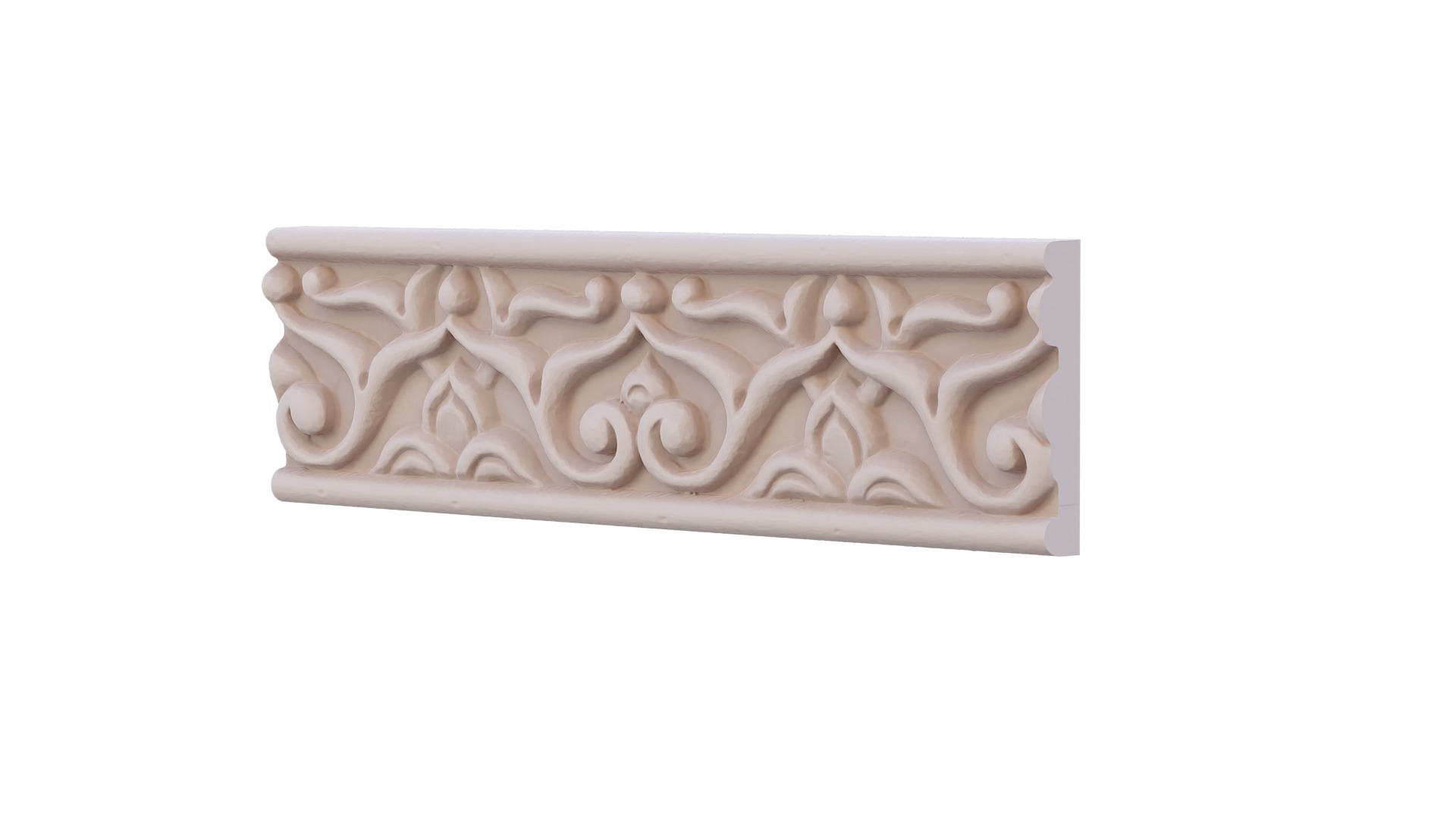classic decor ornament 04 3D model_2
