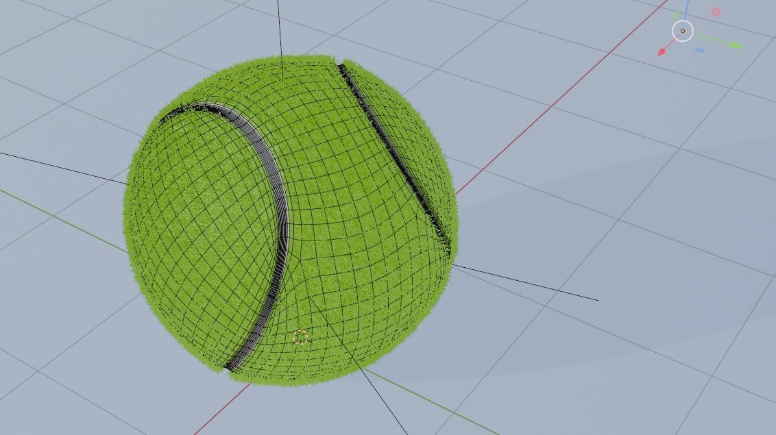 3D tennis ball  3D model_5