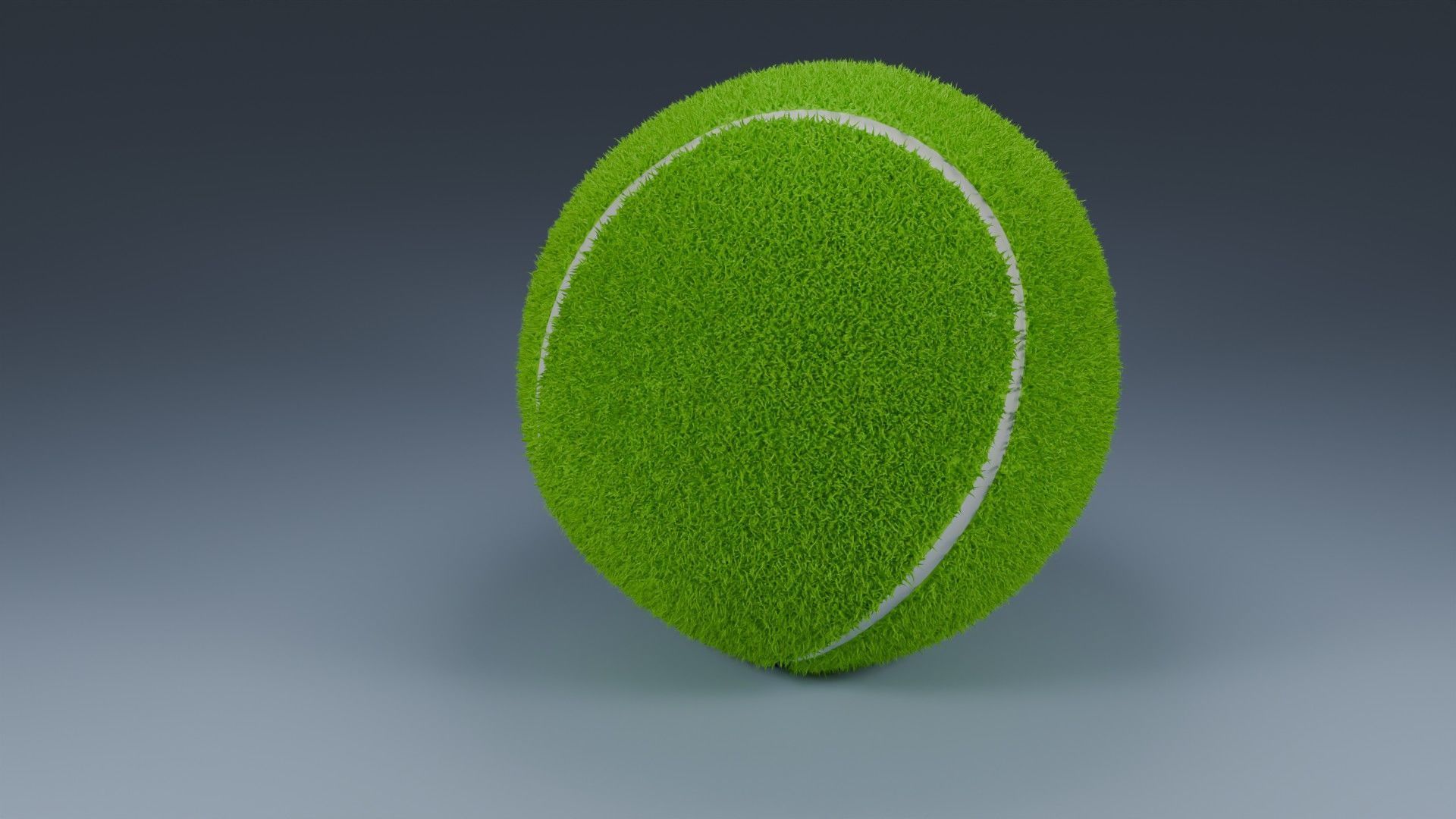 3D tennis ball  3D model_2