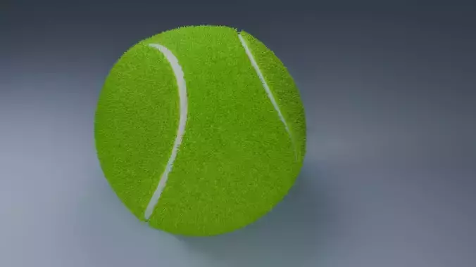 3D tennis ball 